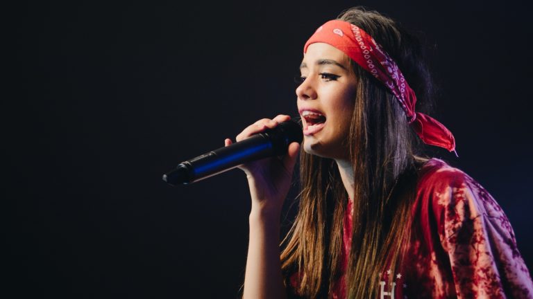 Young singer